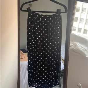 Urban Outfitters Polka Dot Wrap Skirt
